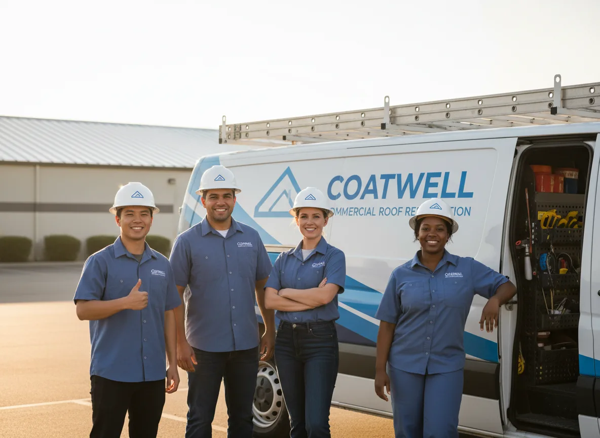 Commercial roof coating company in Scammon, KS